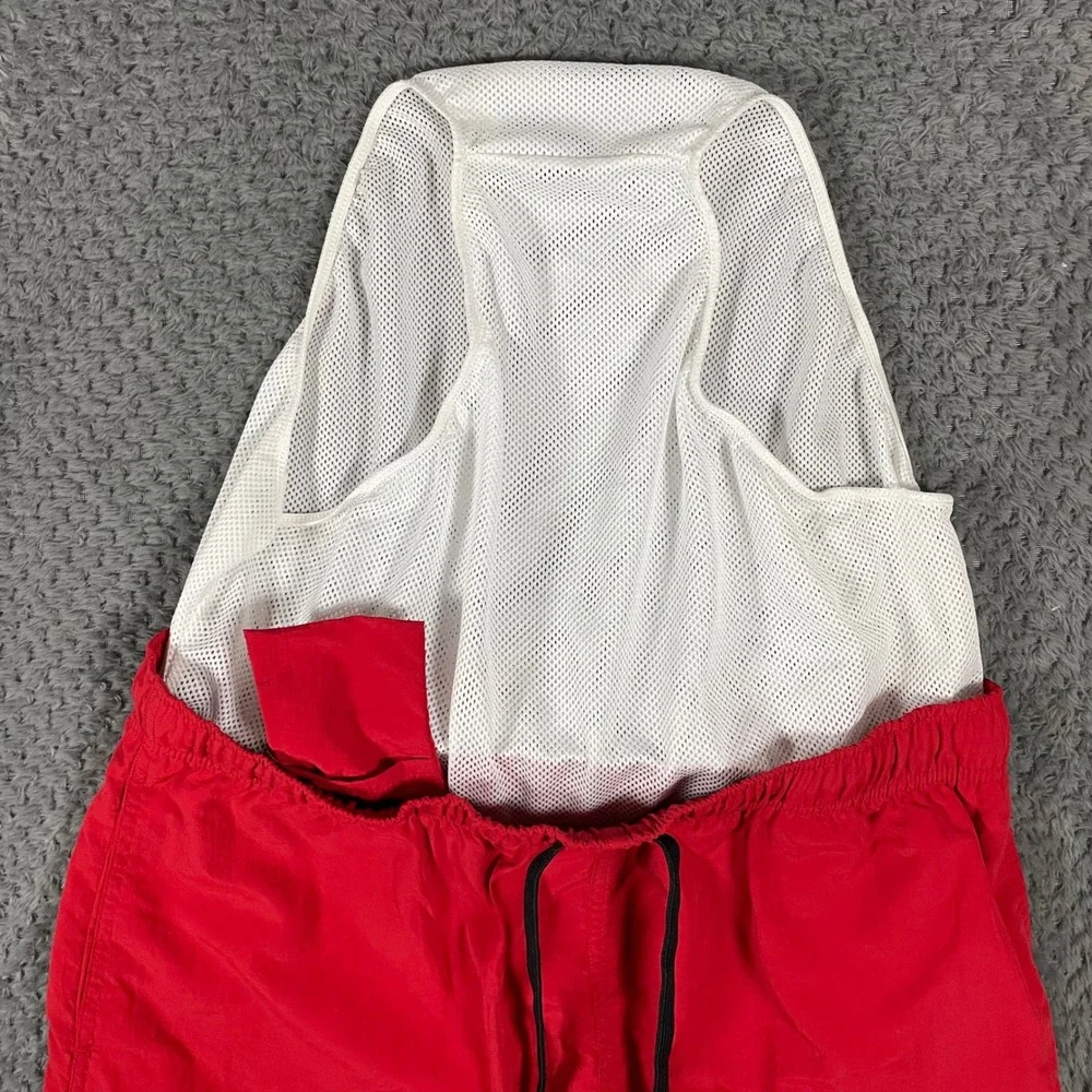 Polo Ralph Lauren Mens Red Swim Trunks Cargo Pocket Mesh Lined Size L Beach